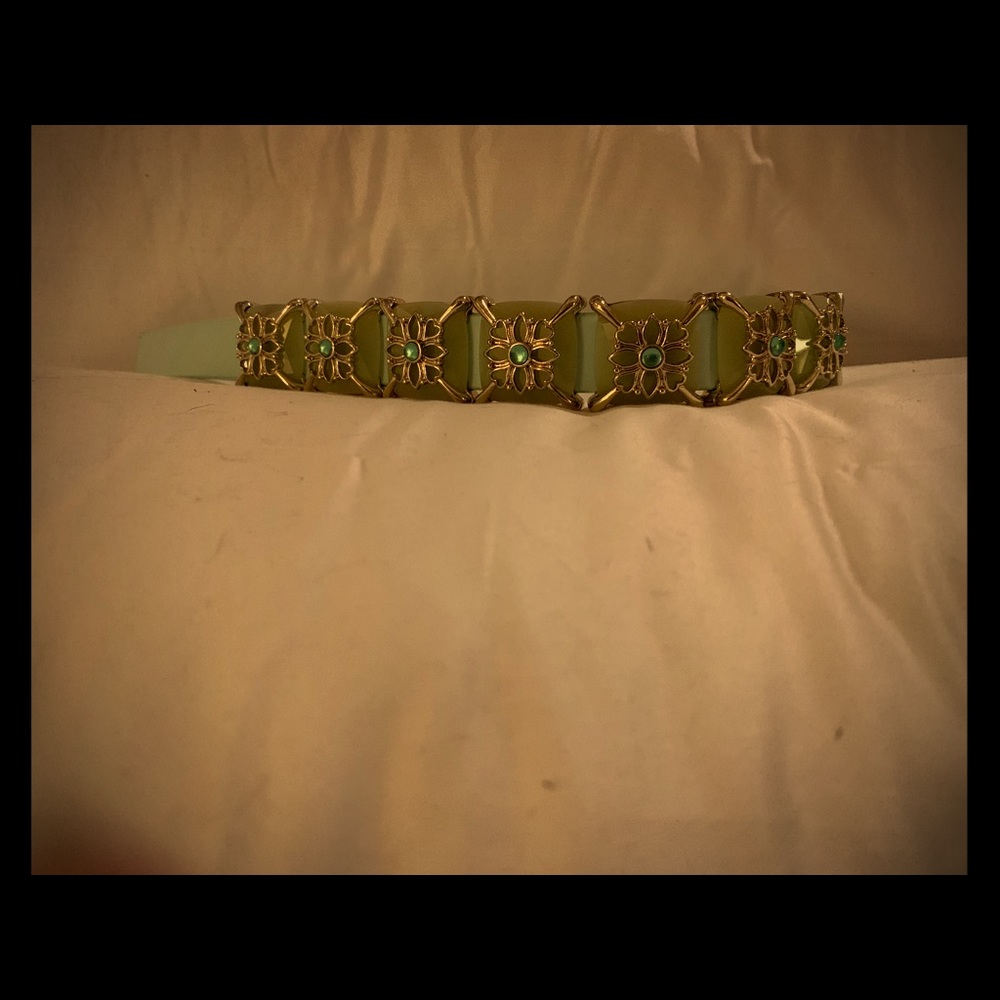 Mint green belt